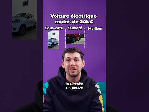 La meilleure voiture électrique à moins de 20 000 €  #voitureelectrique  #automobile #byd  #shorts