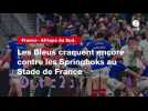 VIDÉO. France - Afrique du Sud. Les Bleus craquent encore contre les Springboks au Stade de France