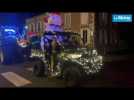 Un défilé de tracteurs illuminés de Noël à La Flèche