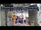 Gare Montparnasse : un policier ouvre le feu sur un homme tenant un couteau, deux blessés