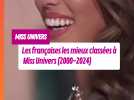 Les Miss France les mieux classées à Miss Univers (2000-2024)