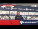 VIDÉO. « L'arrivée au stade avec cette foule, un moment incroyable » pour Maxime Lafage et le RC Vannes à Rennes