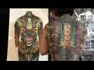 VIDÉO. En Mayenne, 37 tatoueurs et neuf créateurs étaient au Crève tattoo show