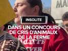 Dans un concours de cris d'animaux de la ferme