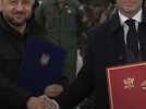 Guerre en Ukraine : Macron et Zelensky signent un accord pour l'achat futur de 100 Rafale