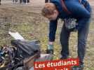 Initiative - "Cette action doit les sensibiliser" : à Nevers, les étudiants nettoient leur "fac" de bon matin