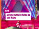 Vitaa au lancement des vitrines de Noël du BHV