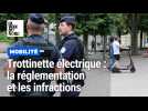 Trottinettes électriques : réglementation et infractions