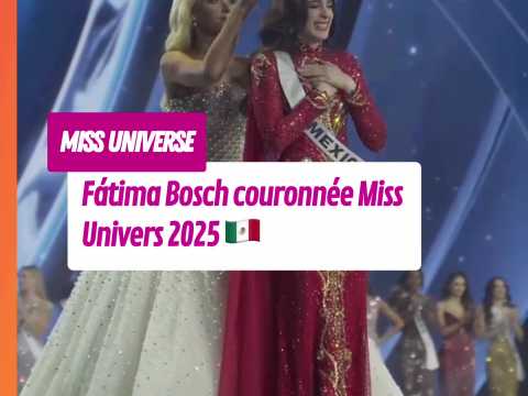 VIDEO : Fatima Bosch couronne Miss Univers 2…