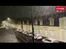VIDÉO. Chutes de neige à Angers : un très beau spectacle nocturne filmé par un habitant