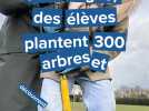 Près de Fécamp, des écoliers plantent 300 arbres et découvrent l'agroforesterie