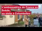 VIDÉO. L'ambassadrice de Suède visite une maison préfabriquée, livrée à Colombelles après la Seconde Guerre mondiale