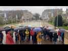 VIDEO. Hommage à Mehdi Kessaci : une quarantaine de personnes rassemblées à Saint-Nazaire