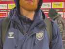 Le buteur dunkerquois Thomas Robinet après le match nul à Rodez.