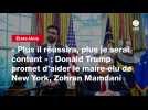 VIDEO. « Plus il réussira, plus je serai content » : Donald Trump promet d'aider le maire-élu de New York, Zohran Mamdani
