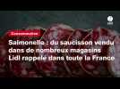 VIDEO. Salmonelle : du saucisson vendu dans de nombreux magasins Lidl rappelé dans toute la France
