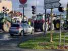 Une vingtaine de tracteurs bloque le boulevard de la Liberté à Arras