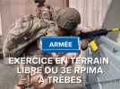 Exercice en terrain libre du 3e RPIMa : les militaires sont à Trèbes