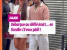 Kalash débarque au défilé #Amiri... en famille s'il vous plaît !