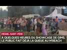Concert de Gims au M'Beach : le public est déjà présent, quelques heures avant le début du show