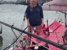 Course des Caps : le depart mouvementé du bateau de Violette Dorange
