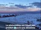 Le désert le plus aride du monde recouvert de neige