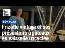 Bon plan : Frizette vintage et ses présentoirs à gâteaux en vaisselle upcyclée