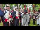 La dernière de l'Américain Mark Schneider dans le costume de Napoléon à Waterloo