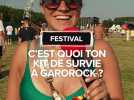C'est quoi ton kit de survie pour Garorock ? On a posé la question aux festivaliers pour ce premier jour