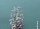 L'arrivée du Belem au Havre pour les Grandes Voiles 2025