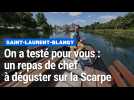 Un repas de chef à déguster dans une barque sur la Scarpe : on a testé la nouveauté de Riverside Park