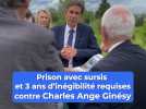 Prison avec sursis et inéligibilité requises contre Charles Ange Ginésy, le patron du département des Alpes-Maritimes