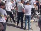 L arriver de tadej pogacar à Lille pour le grand départ du Tour de France