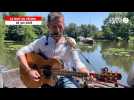 VIDÉO. Le chanteur de Thunder road reprend The river de Bruce Springsteen... sur la rivière