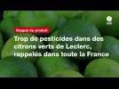 VIDEO. Trop de pesticides dans des citrons verts de Leclerc, rappelés dans toute la France