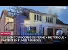 Les 350m2 d'un corps de ferme « historique » partis en fumée à Rhèges