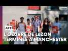 Des jeunes et le graffeur L8zon ont habillé un immeuble de tableaux !