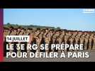 On a assisté à l'une des dernières répétitions du 3e RG avant le défilé sur les Champs-Elysées
