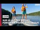 On vous fait découvrir le lac des Vieilles Forges sur un padel électrique
