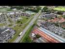 Survol en drone de la zone commerciale de Boréal parc