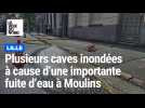 Lille : plusieurs caves inondées à cause d'une importante fuite d'eau à Moulins