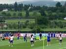 Bleues : quand le sélectionneur participe au « toro », bonne ambiance à l'entraînement