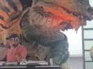 Ambiance atypique pour la Silent Party devant le Dragon de Calais