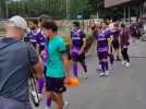Première avec leur tout nouveau maillot designé par Stromae pour les Mauves en match amical