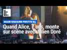 Alice, 7 ans, a partagé la scène avec Julien Doré au Main Square Festival