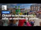 Chacun sa technique pour rafler un maximum de goodies