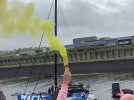 L'arrivée du bateau Macif de Sam Goodchild, vainqueur de la première édition de la Course des Caps à Boulogne-sur-Mer