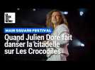 Quand Julien Doré fait danser une grande chenille sur les Crocodiles au Main Square Festival à Arras