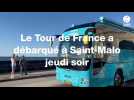 VIDÉO. Le Tour de France, son village et ses stars, sont arrivés à Saint-Malo
