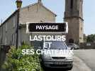 Paysage : Lastours et ses châteaux